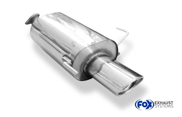 Endschalldämpfer - 115x85 Typ 33 passend für: Nissan Almera N15